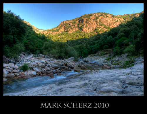 Corsica mountain stream in HDR 1