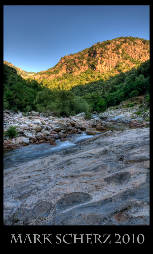 Corsica mountain stream in HDR 2