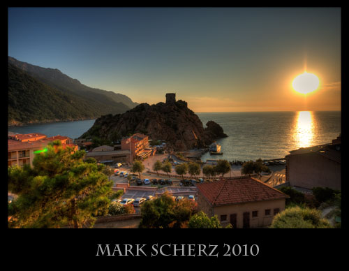 Sunset on Porto, Corsica in HDR 1