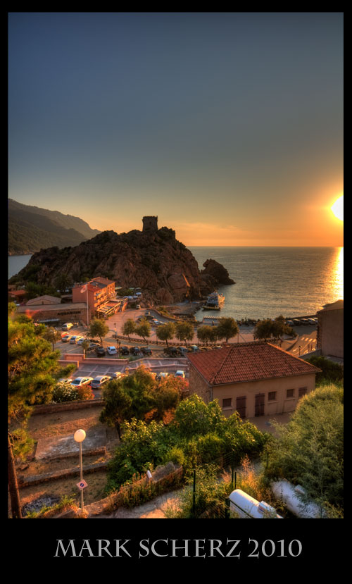 Sunset on Porto, Corsica in HDR 2