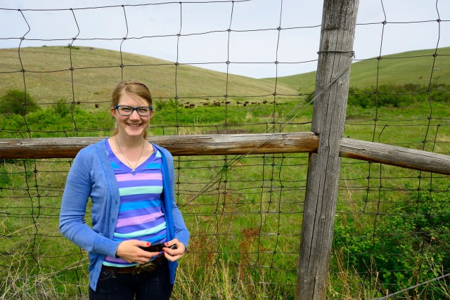 Emily Graslie of The Brain Scoop at the National Bison Range in Montana